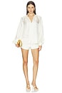 view 5 of 6 Pearl Short in Off White