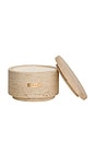 view 3 of 4 Noor Travertine Vessel & Candle in 
