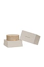 view 4 of 4 Noor Travertine Vessel & Candle in 