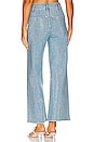 view 3 of 5 Zelma Pant in Light Blue Denim & Hotafix