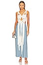 view 4 of 5 Zelma Pant in Light Blue Denim & Hotafix