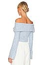 view 3 of 4 Audie Knit Top in Ice Blue