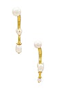 view 3 of 3 Cristina Earring in Pearl