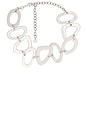 view 1 of 3 Paloma Choker in Antique Silver