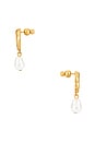 view 2 of 2 Meerah Earring in Antique Brass