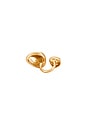 view 3 of 3 Cleo Ring in Matte Brass