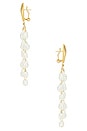 view 2 of 2 Shivani Earring in Antique Brass
