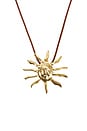 view 2 of 3 Leo Necklace in Antique Brass