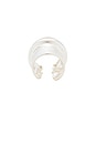view 2 of 7 Bambu Ring in Antique Silver