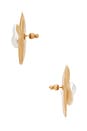 view 2 of 2 Marzia Earring in Brushed Brass