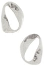 view 1 of 2 PENDIENTES DE ARO RUE in Antique Silver