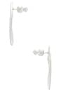view 2 of 2 PENDIENTES DE ARO RUE in Antique Silver