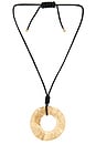 view 1 of 2 COLLAR COLGANTE REN in Brushed Brass