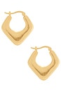 view 2 of 3 Leila Earring in Antique Brass