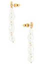 view 2 of 2 Shiva Earring in Pearl