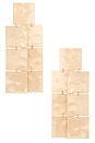 view 1 of 2 Evelis Earring in Brushed Brass