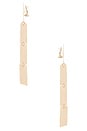 view 2 of 2 Evelis Earring in Brushed Brass