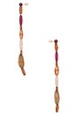 view 2 of 2 Tygra Earring in Luwak Mult