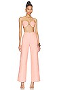 view 4 of 4 PANTALON DROIT ANEZKA in Azalea