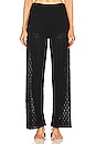 view 1 of 4 Jayla Flare Knit Pant in Black