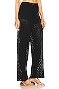 view 2 of 4 Jayla Flare Knit Pant in Black