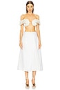 view 5 of 6 Anna Skirt in Off White