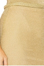 view 7 of 7 Anura Knit Skirt in Gold