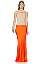 view 5 of 6 Chantel Skirt in Tangelo