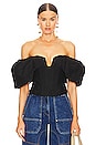 view 1 of 4 Samantha Off The Shoulder Top in Black