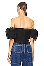 view 3 of 4 Samantha Off The Shoulder Top in Black