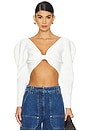 view 1 of 4 Ellie Knit Top in Off White