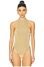 view 2 of 6 Cassius Knit Bodysuit in Gold