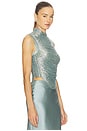 view 2 of 5 Taraji Sleeveless Top in Celadon