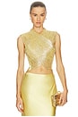 view 1 of 4 Haisley Top in Light Gold