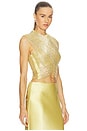 view 2 of 4 Haisley Top in Light Gold
