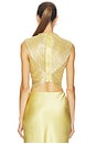 view 3 of 4 Haisley Top in Light Gold