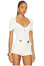 view 2 of 4 Eliza Top in Off White