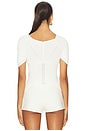 view 3 of 4 Eliza Top in Off White