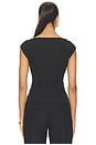 view 3 of 4 Celestia Top in Black