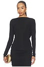 view 2 of 5 Vayda Top in Black