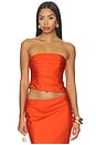 view 1 of 5 Krisha Top in Tangelo