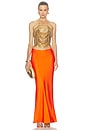 view 5 of 5 Kye Top in Pale Gold