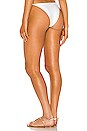 view 3 of 4 Claudia Bikini Bottom in White
