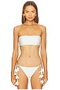 view 1 of 5 Estrella Bikini Top in Off White