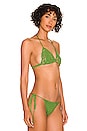 view 2 of 4 Liliana Crochet Bikini Top in Basil