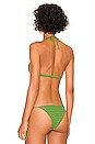 view 3 of 4 Liliana Crochet Bikini Top in Basil