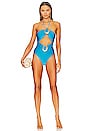 view 4 of 4 Eshita One Piece in Lake Blue