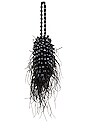 view 3 of 5 Dory Feather Wristlet in Black