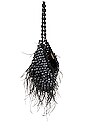 view 4 of 5 Dory Feather Wristlet in Black