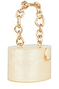 view 3 of 5 МИНИ СУМКА С ВЕРХНЕЙ РУЧКОЙ INKA in Ivory